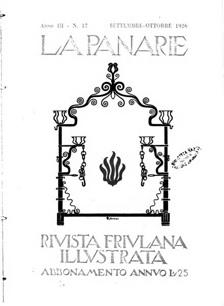 La panarie rivista friulana d'arte e di cultura