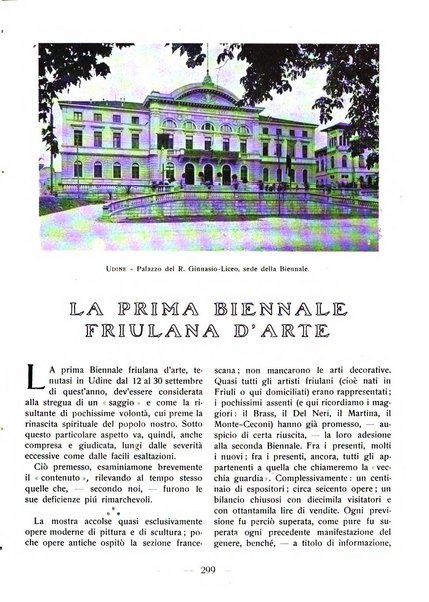 La panarie rivista friulana d'arte e di cultura