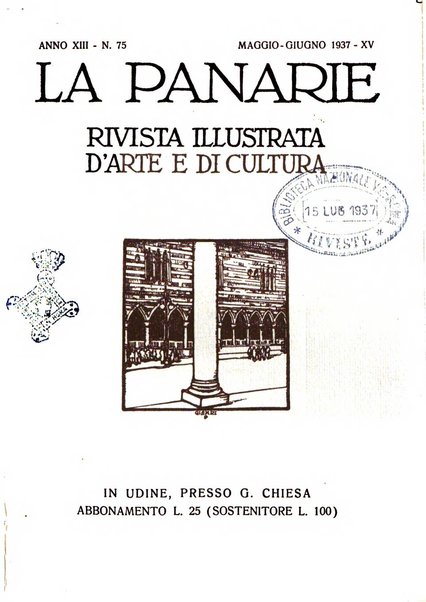 La panarie rivista friulana d'arte e di cultura