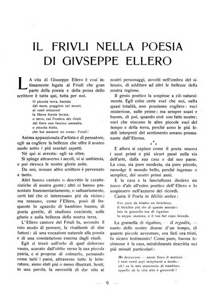 La panarie rivista friulana d'arte e di cultura