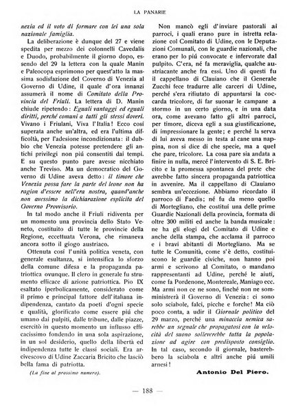 La panarie rivista friulana d'arte e di cultura