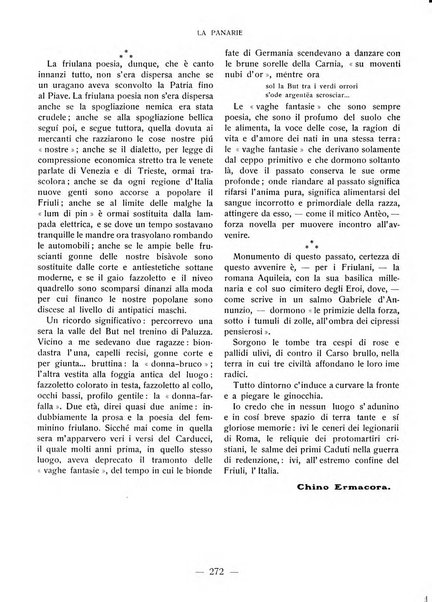 La panarie rivista friulana d'arte e di cultura