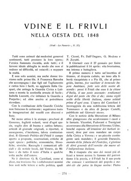 La panarie rivista friulana d'arte e di cultura