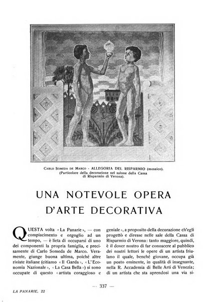 La panarie rivista friulana d'arte e di cultura