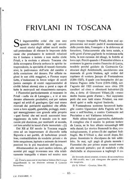 La panarie rivista friulana d'arte e di cultura