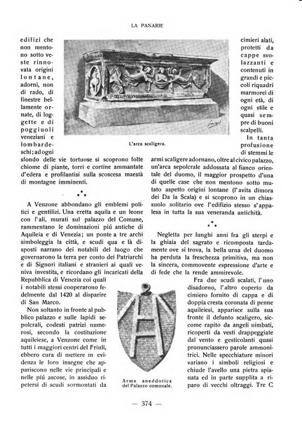 La panarie rivista friulana d'arte e di cultura