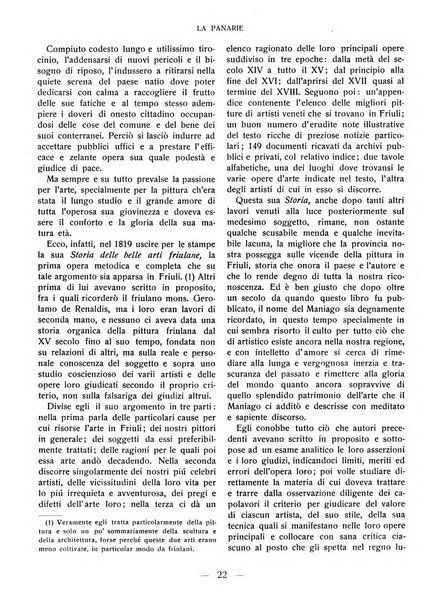 La panarie rivista friulana d'arte e di cultura