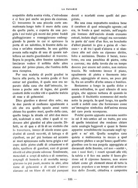 La panarie rivista friulana d'arte e di cultura