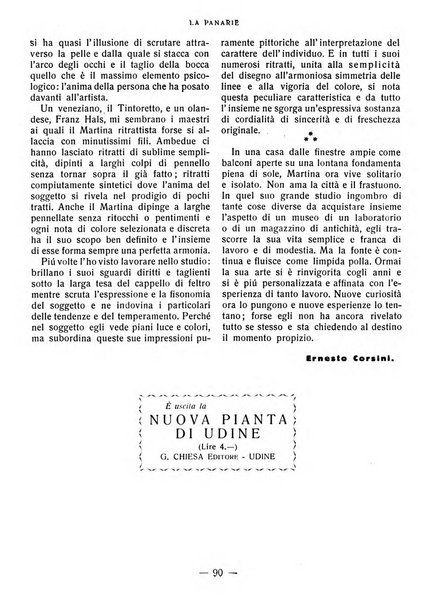 La panarie rivista friulana d'arte e di cultura