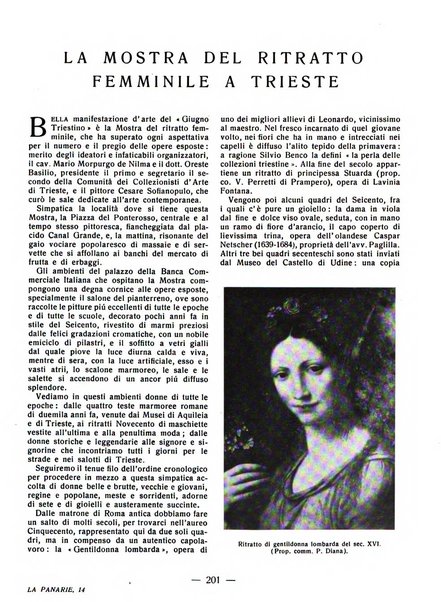 La panarie rivista friulana d'arte e di cultura