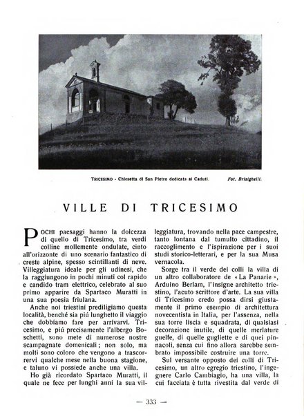 La panarie rivista friulana d'arte e di cultura