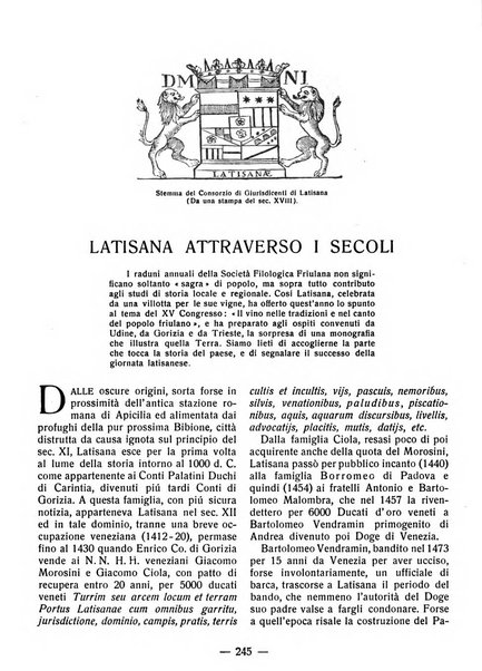 La panarie rivista friulana d'arte e di cultura