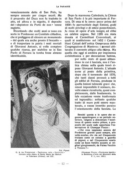 La panarie rivista friulana d'arte e di cultura