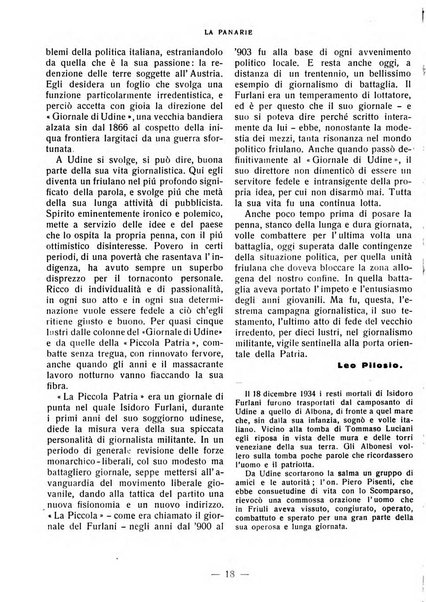 La panarie rivista friulana d'arte e di cultura