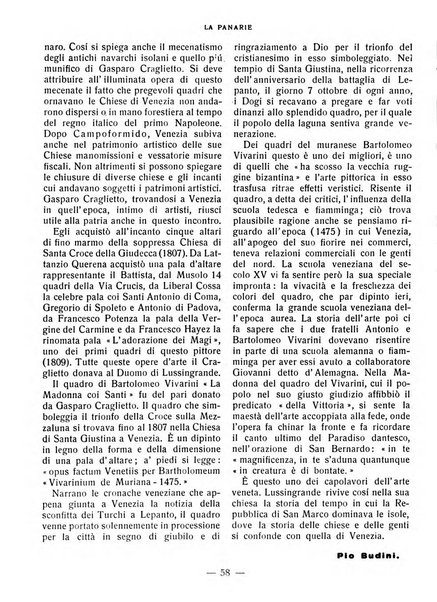 La panarie rivista friulana d'arte e di cultura