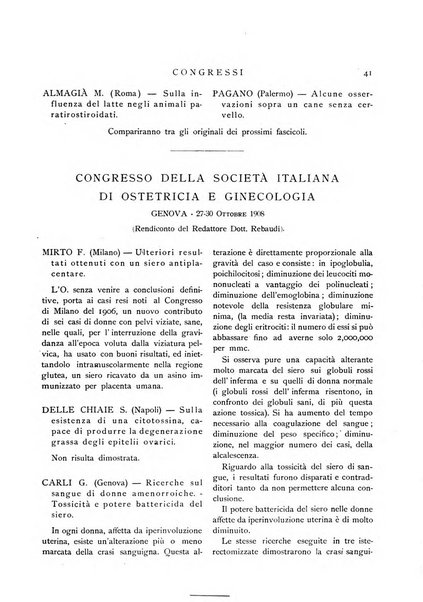 Pathologica rivista quindicinale