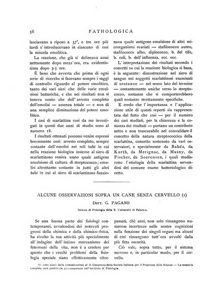 Pathologica rivista quindicinale