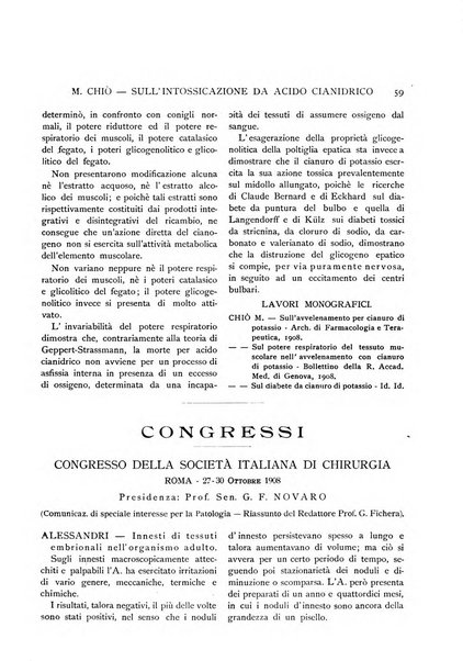 Pathologica rivista quindicinale