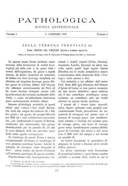 Pathologica rivista quindicinale