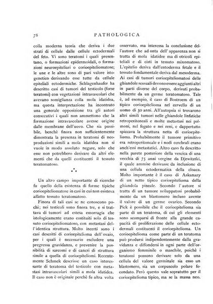 Pathologica rivista quindicinale