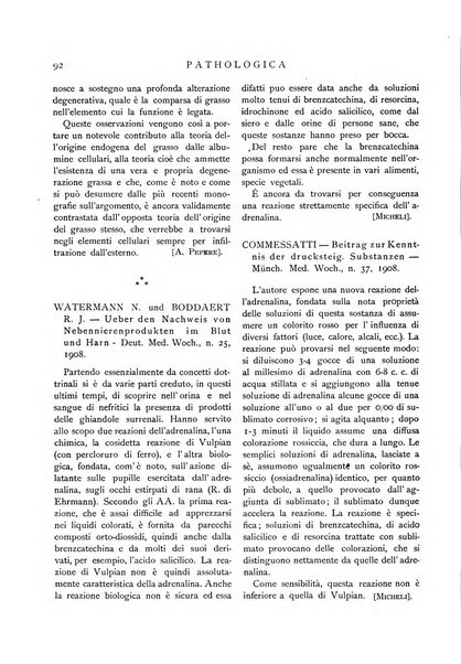 Pathologica rivista quindicinale