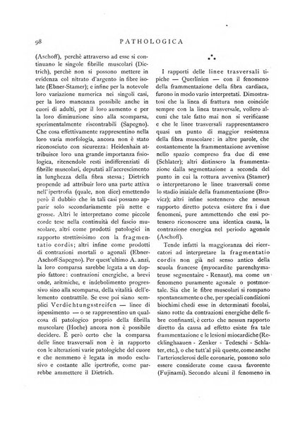 Pathologica rivista quindicinale