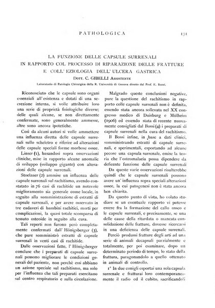 Pathologica rivista quindicinale