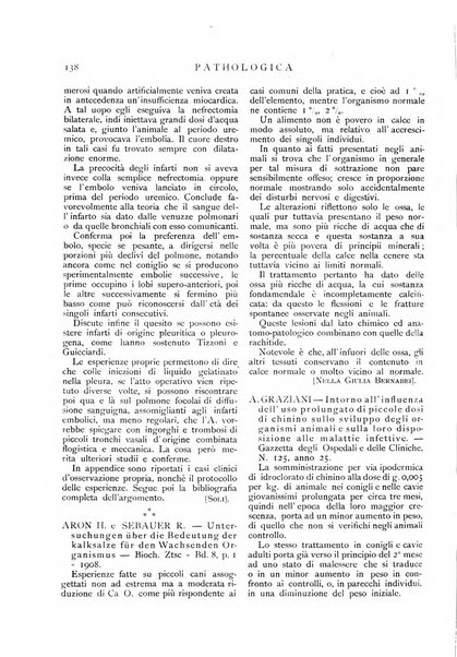 Pathologica rivista quindicinale