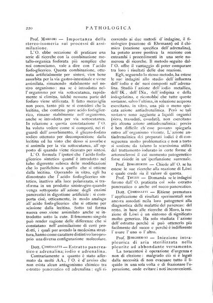 Pathologica rivista quindicinale