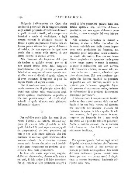 Pathologica rivista quindicinale