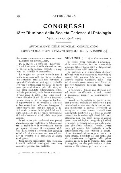 Pathologica rivista quindicinale