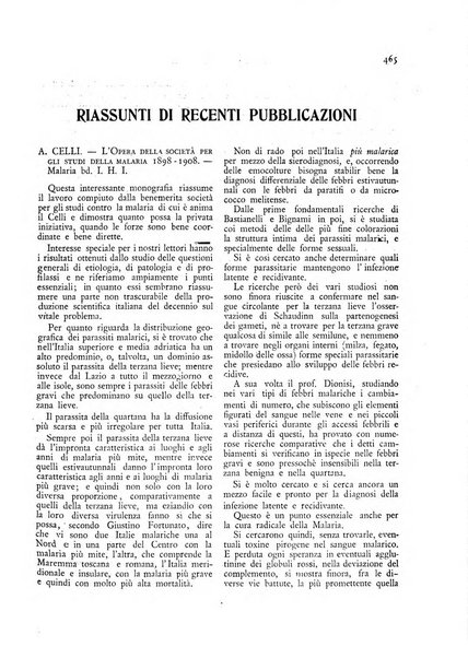 Pathologica rivista quindicinale