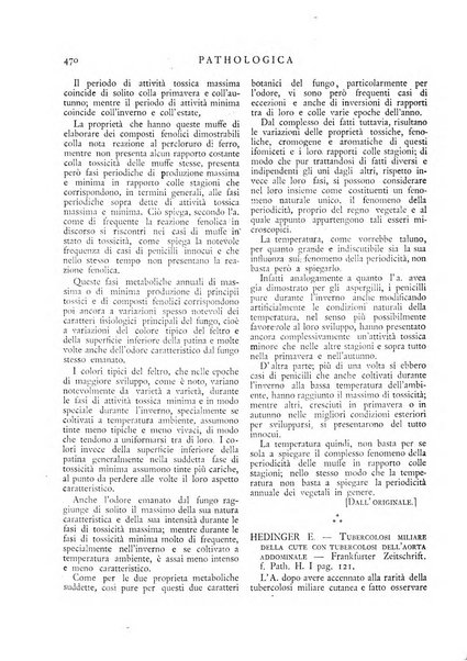 Pathologica rivista quindicinale