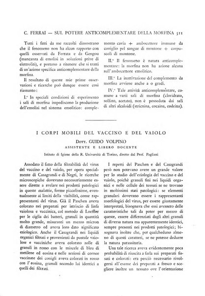 Pathologica rivista quindicinale