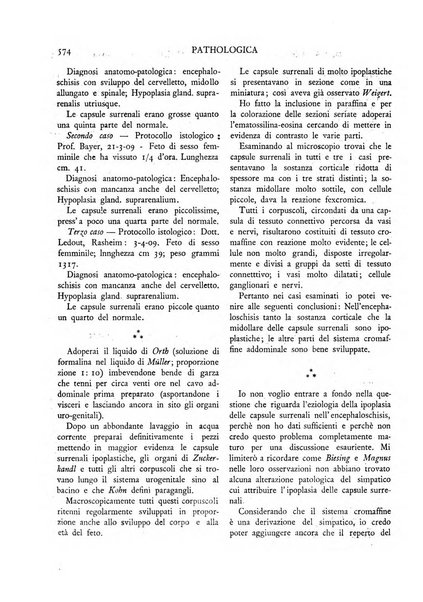 Pathologica rivista quindicinale