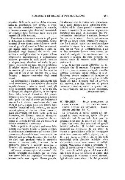 Pathologica rivista quindicinale