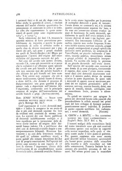 Pathologica rivista quindicinale