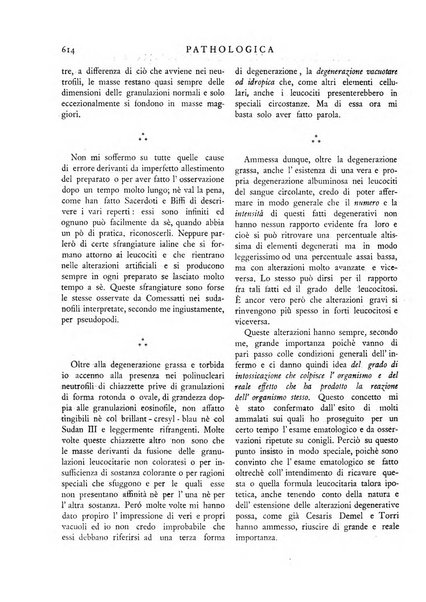 Pathologica rivista quindicinale