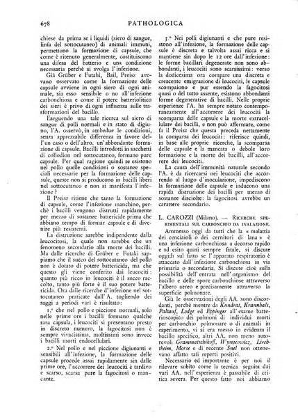 Pathologica rivista quindicinale