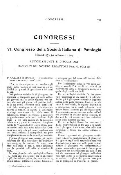 Pathologica rivista quindicinale