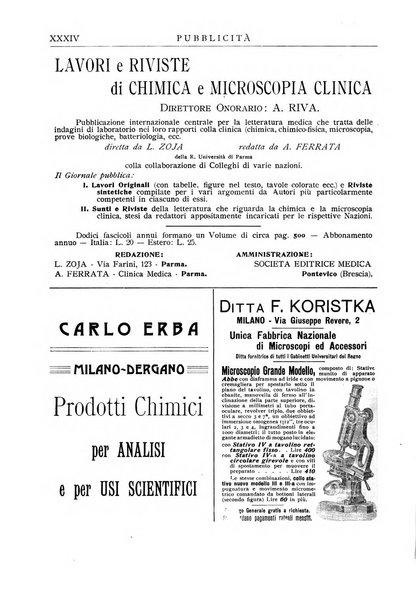 Pathologica rivista quindicinale