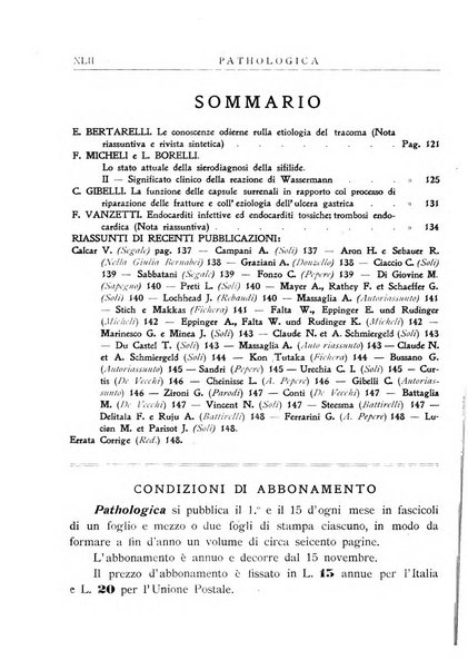 Pathologica rivista quindicinale