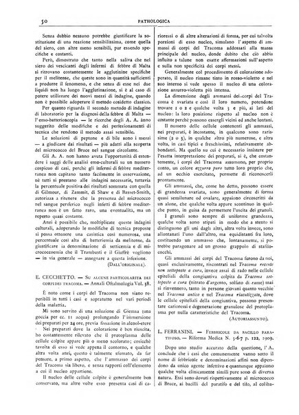 Pathologica rivista quindicinale