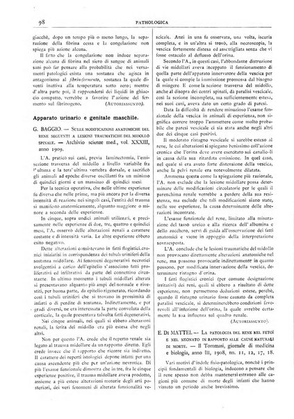 Pathologica rivista quindicinale