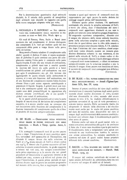 Pathologica rivista quindicinale