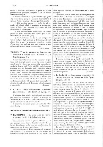 Pathologica rivista quindicinale