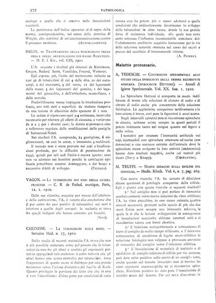 Pathologica rivista quindicinale