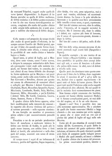 Pathologica rivista quindicinale