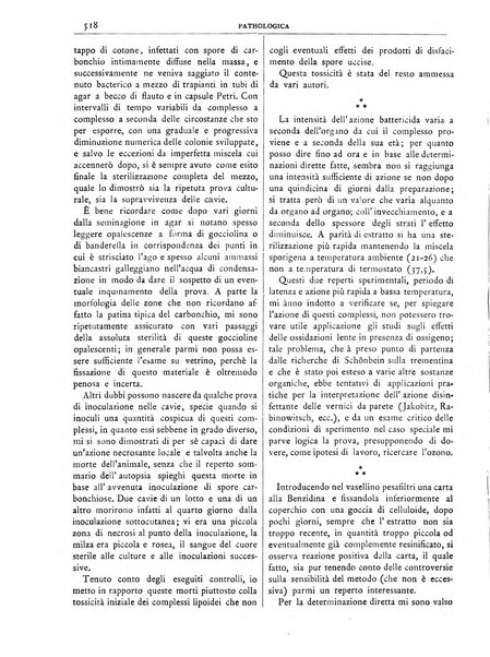 Pathologica rivista quindicinale