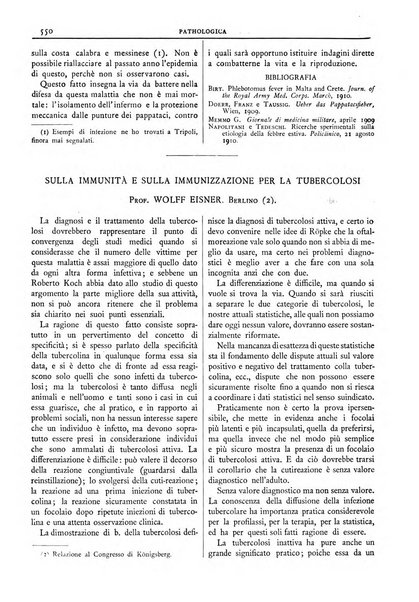 Pathologica rivista quindicinale